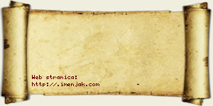 Una Veljić vizit kartica